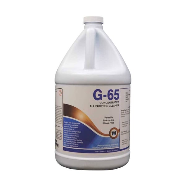 Limpiador multiusos concentrado G-65 de Warsaw Chemical, aroma a lila, 1 galón, paquete de 4 - 21284-0000004