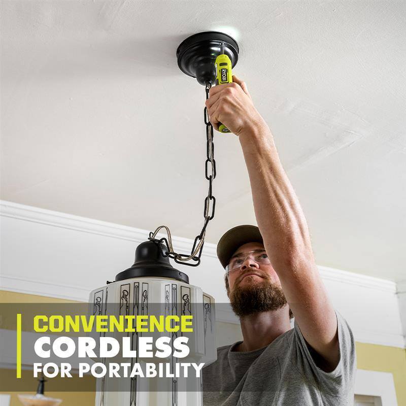 Destornillador inalámbrico RYOBI 4V de 1/4 pulgadas - FVD01K