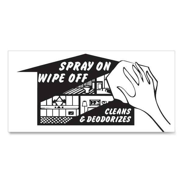 Limpiador multiusos en aerosol con aroma floral, Sprayway Crazy Clean, 19 oz, paquete de 12 - SW031