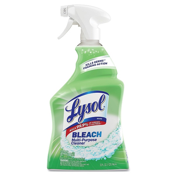 Limpiador Multiusos Lysol, Botella de Gatillo, 32 oz, Ligero de Cloro, 12 PK - REC 78914