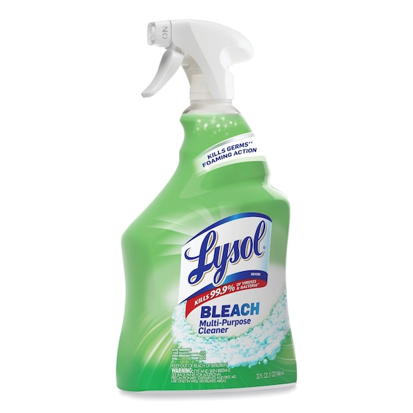Limpiador Multiusos Lysol, Botella de Gatillo, 32 oz, Ligero de Cloro, 12 PK - REC 78914