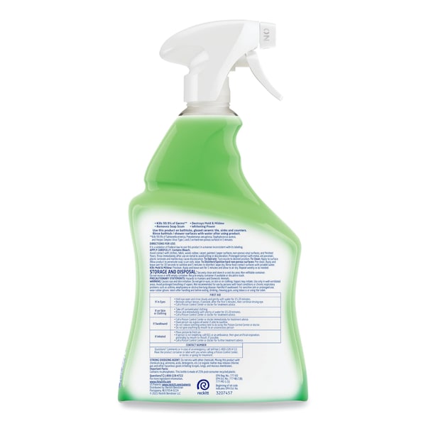 Limpiador Multiusos Lysol, Botella de Gatillo, 32 oz, Ligero de Cloro, 12 PK - REC 78914