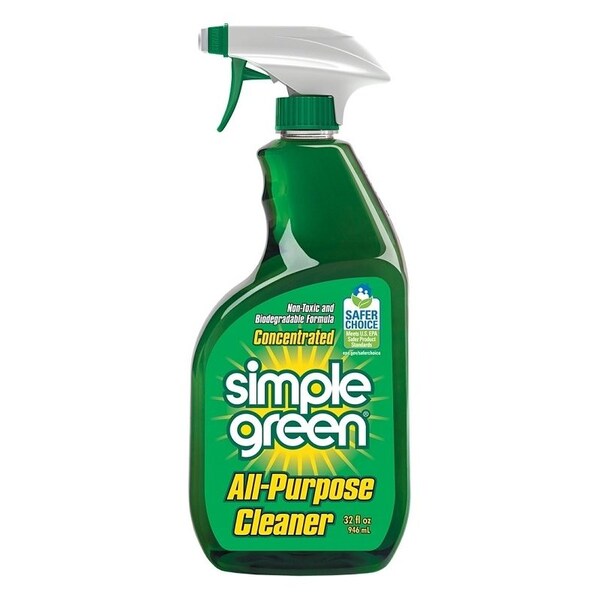 Limpiador multiusos Simple Green, botella de 32 oz, líquido, sasafrás, verde