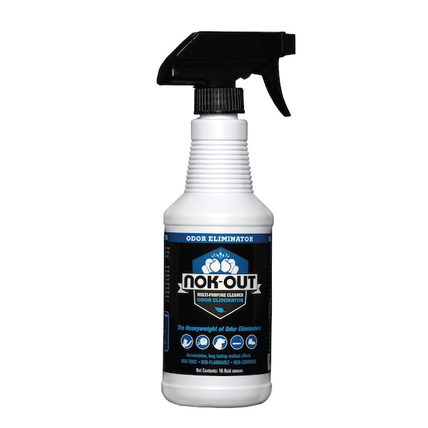 Nok-Out NOK OUT Eliminador de olores y limpiador multiusos, 16 oz, NO-16-12