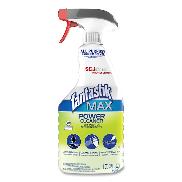 Fantastik Max Power Cleaner, Aroma Agradable, Botella de 32 oz - 00054600000380