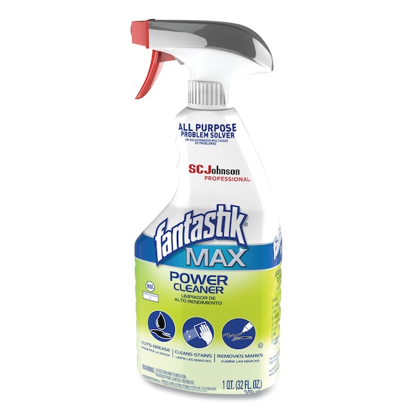Fantastik Max Power Cleaner, Aroma Agradable, Botella de 32 oz - 00054600000380