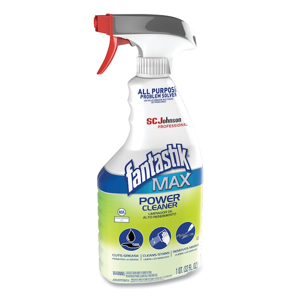 Fantastik Max Power Cleaner, Aroma Agradable, Botella de 32 oz - 00054600000380