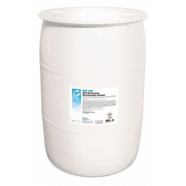 Limpiador multiusos para superficies duras listo para usar en tambor de 55 galones con aroma a limón - BSI1003