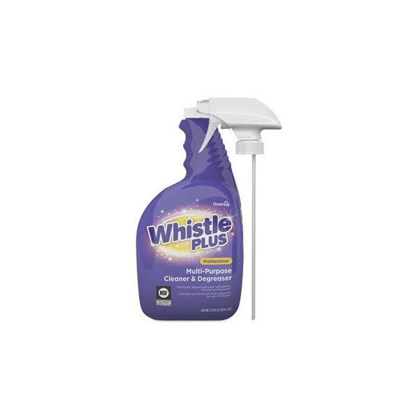 Johnson Diversey, Detergente desengrasante multiusos profesional WHISTLE PLUS, aroma cítrico, 32 oz, paquete de 4 - CBD540571