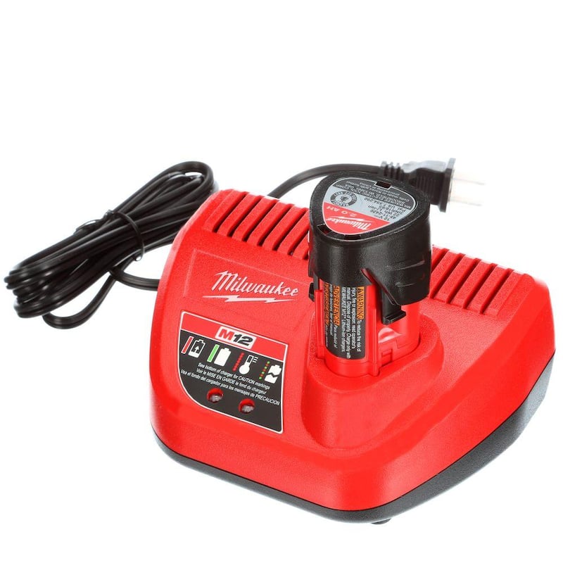 Milwaukee M12 FUEL 12V Kit de atornillador inalámbrico sin escobillas de 1/4 de pulgada con baterías de 2.0h y estuche - 2402-22
