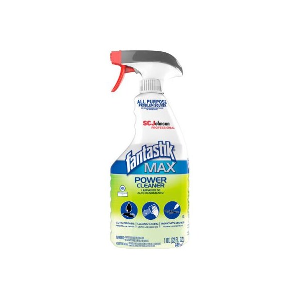 Limpiador Potente Sc Johnson Fantastik® MAX, Fragancia Agradable, Botella de 32 oz, 8 Unidades por Caja - 323563