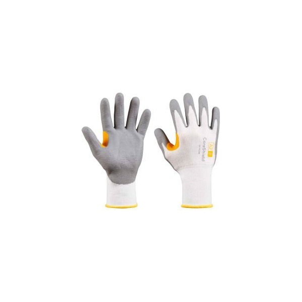 Honeywell North Coreshield, Liner de Hílo Blanco de 13 Calibres de Hppe, Revestimiento Gris de Microespuma de Nitrilo, A2/B 4X42B A2 - 22-7513W/6XS