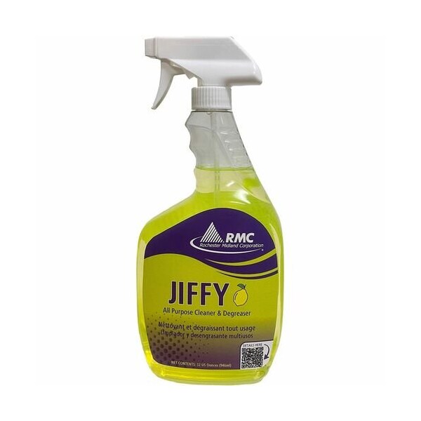 Limpiador en Spray Listo para Usar Jiffy de Rochester Midland, 32oz, Amarillo Brillante - RCM10243014