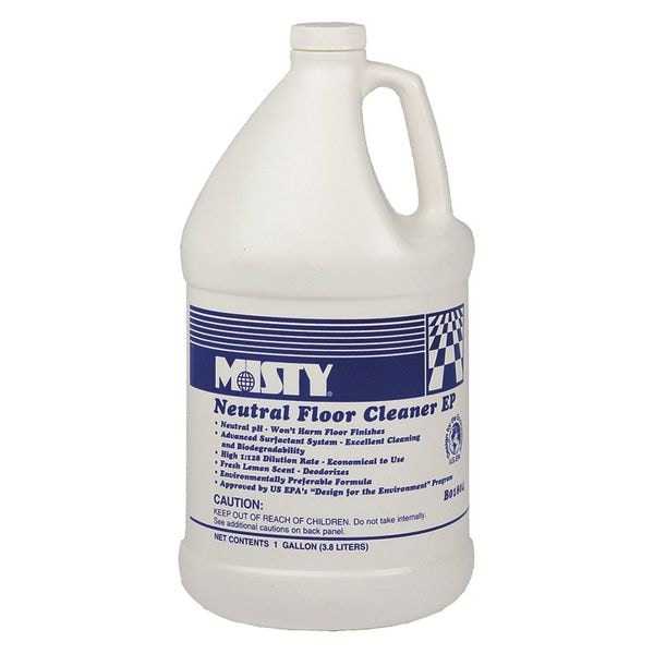 Limpiador Neutro EP Misty, 1 gal., PK4, Limón, 4 unidades - 1033704