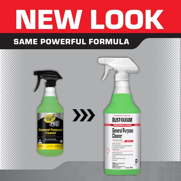 Limpiador multiusos Rust-Oleum Professional, botella con gatillo, 32 oz, suave, paquete de 6 - 352264
