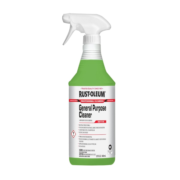 Limpiador multiusos Rust-Oleum Professional, botella con gatillo, 32 oz, suave, paquete de 6 - 352264