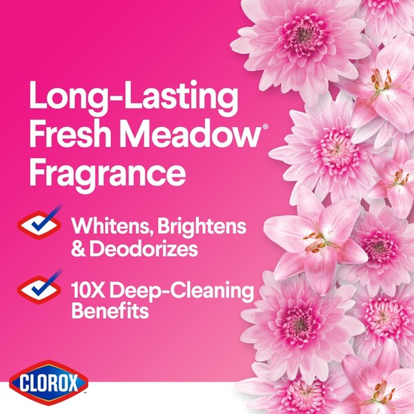 Cloro Clorox Splash-Less con aroma a pradera fresca 40 oz - 32337