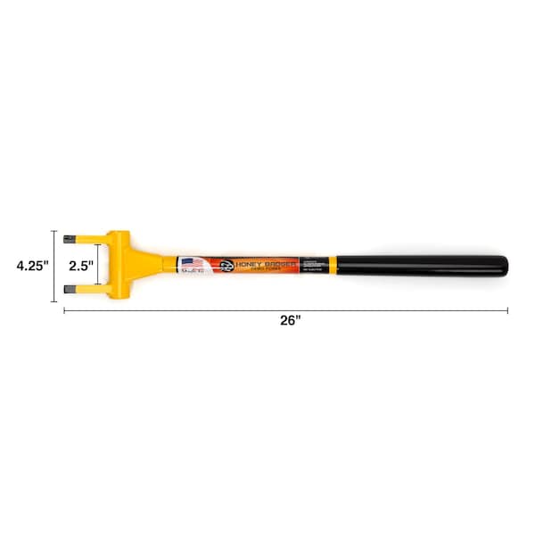 Honey Badger 2-Tine Compact  Demo Fork with 26-Inch Handle - HB26-2