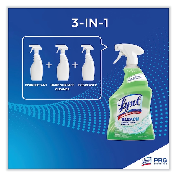 Limpiador multiusos Lysol, Botella rociadora, 32 oz, Ligero cloro - 19200-78914