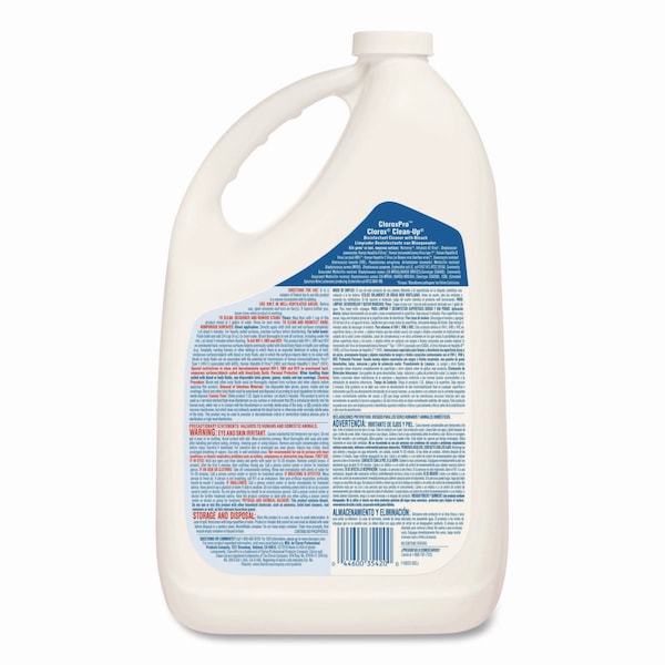 Clorox Pro Clorox Clean-up, aroma fresco, botella de recarga de 128 oz - 35420