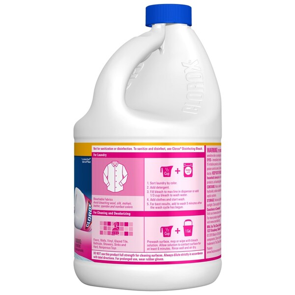 Cloro Clorox Fragancia Prado Fresco Splash-Less 77 oz - 32387