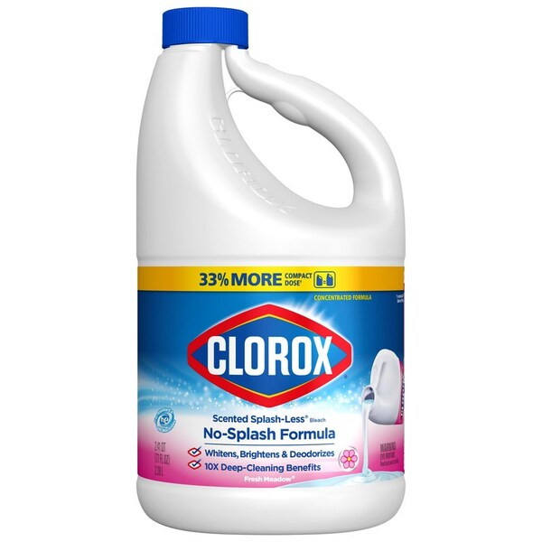Cloro Clorox Fragancia Prado Fresco Splash-Less 77 oz - 32387