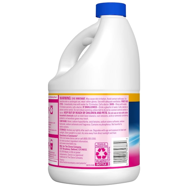 Cloro Clorox Fragancia Prado Fresco Splash-Less 77 oz - 32387