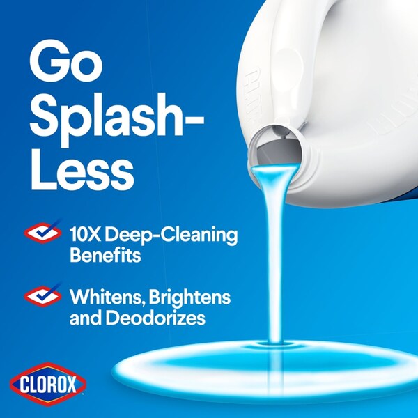 Cloro Clorox Fragancia Prado Fresco Splash-Less 77 oz - 32387