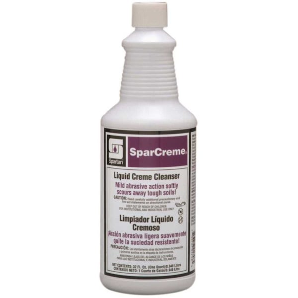 Limpiador para baños SparCreme de 1 cuarto de galón con aroma a lima de Spartan Chemical - 732003