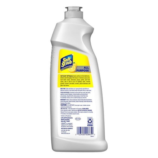 Limpiador de limón Soft Scrub 24 oz crema - 000865