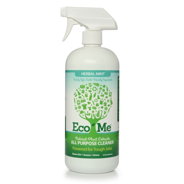 Limpiador multiusos Eco Me, 32 oz. Menta, paquete de 6 - ECOM-APHM32-06