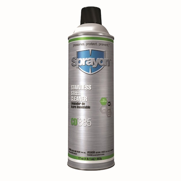 Limpiador de Acero Inoxidable en Aerosol Krylon, Tamaño: 20 oz, Peso Neto: 17 oz - SC0885000