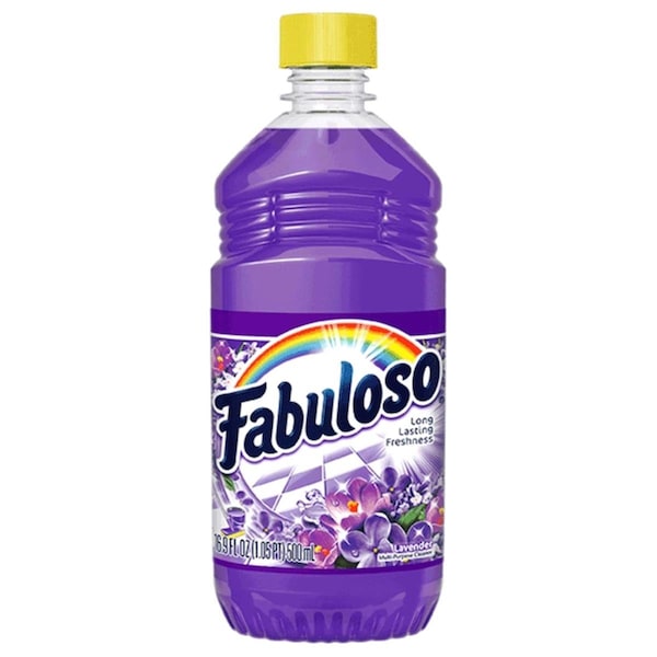 Fabuloso Limpiador Líquido Multiusos con Aroma a Lavanda - Pack de 24 - 16.9 oz