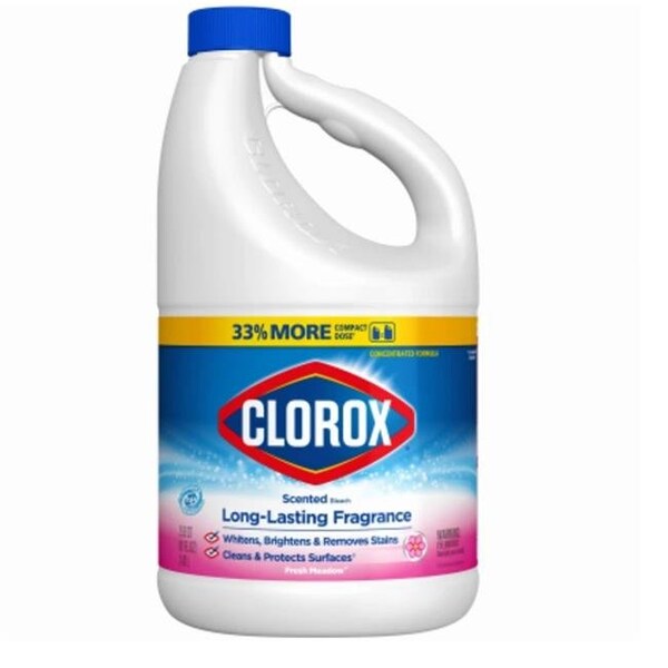 Clorox 265368 81 oz Fresh Meadow Regular Bleach - Paquete de 6 - 265368