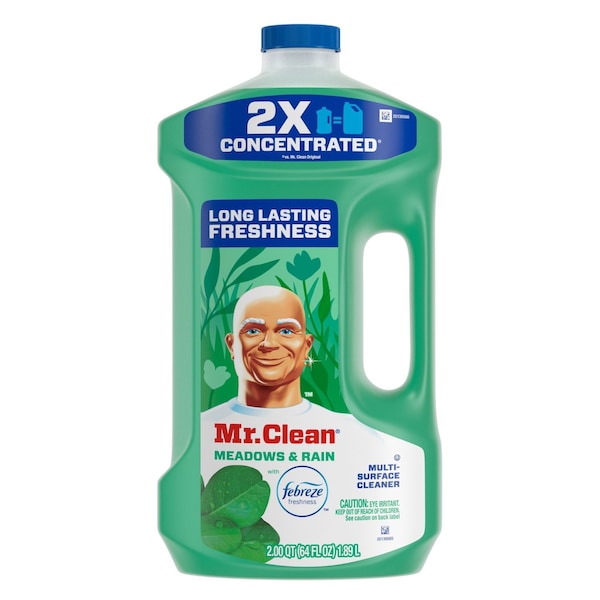 Solución de limpieza multiusos con Febreze, aroma a Praderas y Lluvia, botella de 64 oz - 80749542
