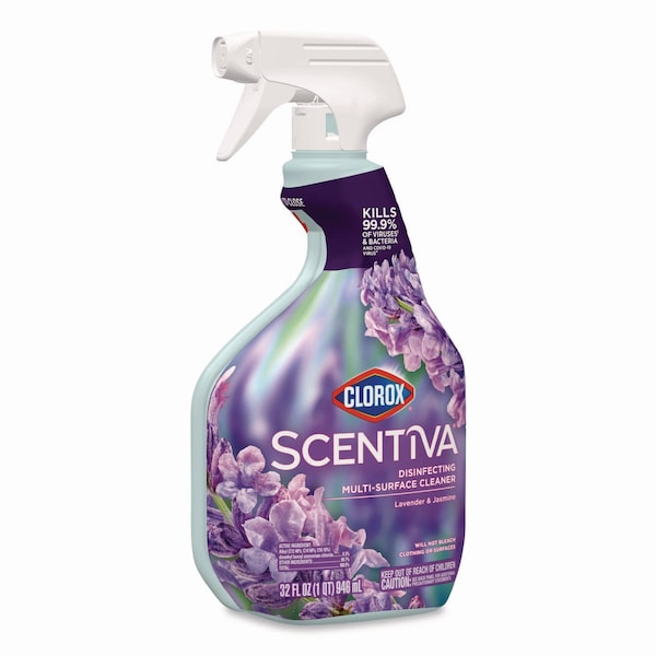 Limpiador multiusos Clorox Scentiva, Lavanda toscana y Jazmín, 32 oz, 9PK - 60523CT