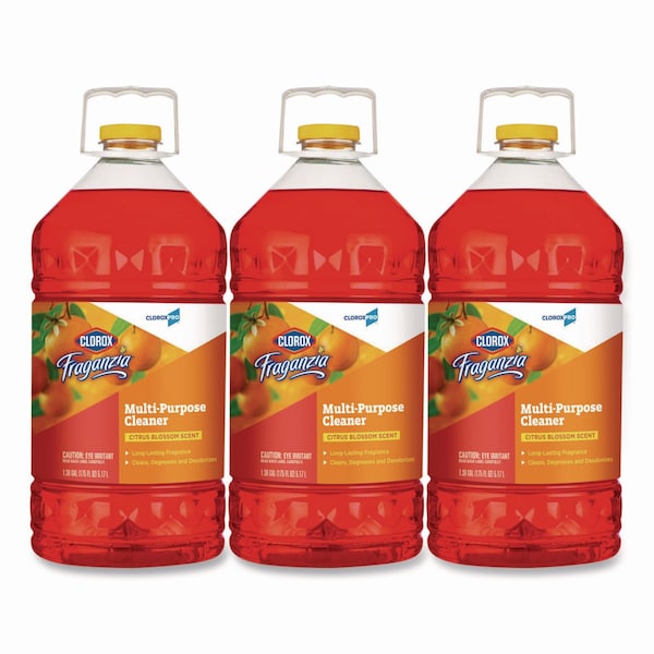 Limpiador multiusos concentrado Clorox CloroxPro Fraganzia, aroma de flor de cítricos, botella de 175 oz, paquete de 3 - 60615CT