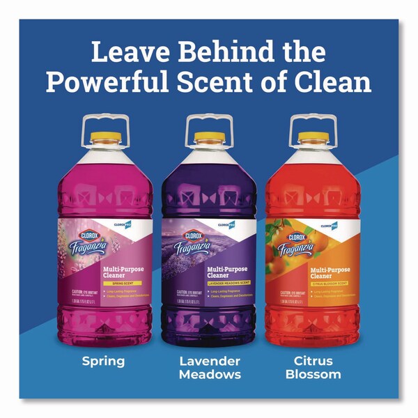 Limpiador multiusos concentrado Clorox CloroxPro Fraganzia, aroma de flor de cítricos, botella de 175 oz, paquete de 3 - 60615CT