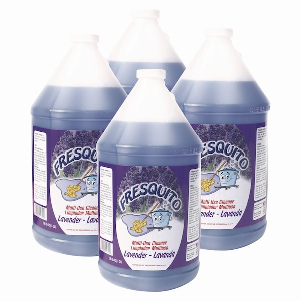 Fresquito Limpiadores y Detergentes, Botella, Lavanda, Paquete de 4 - FREQUITO-L