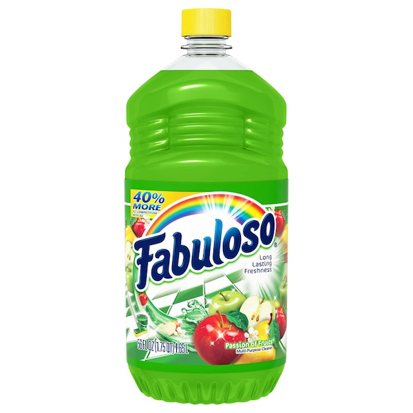 Fabuloso Limpiador Multiusos Líquido Concentrado, Fragancia Pasion de Frutas 56 oz - 153043