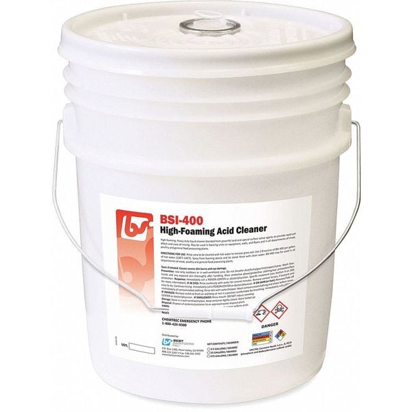 Limpiador Ácido Best Sanitizers, Cubeta de 5 galones, Sin fragancia - BSI4002