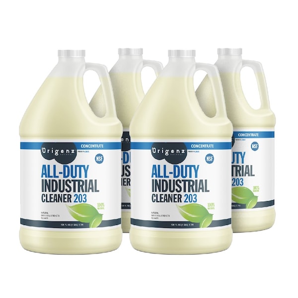 Limpiador Industrial Multiusos Origenz Natural 203 Concentrado; 4x1 Gal., 4PK - FPR75-HD-04X1-E725