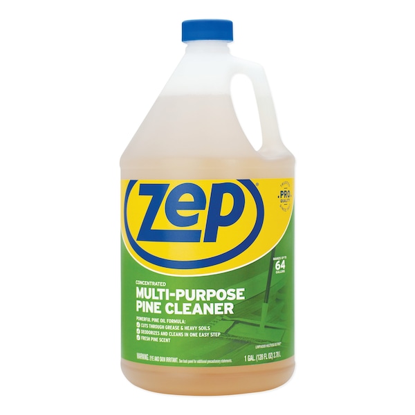 Limpiador multiusos con aroma a pino, botella de 1 galón - ZUMPP128EA