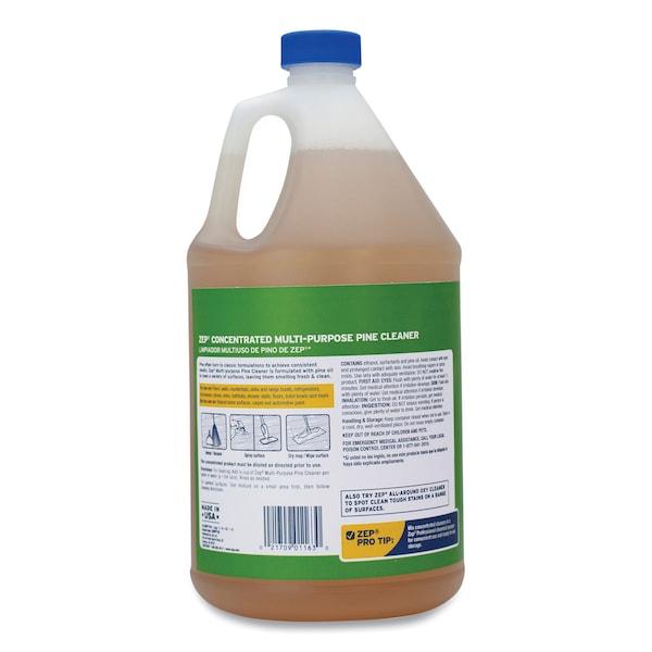 Limpiador multiusos con aroma a pino, botella de 1 galón - ZUMPP128EA
