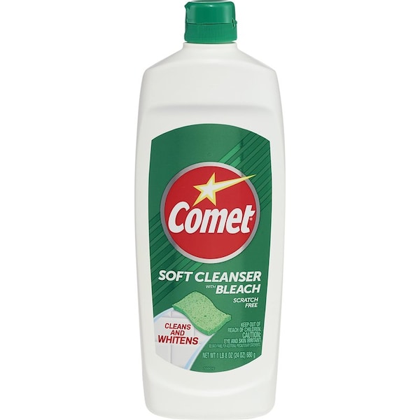 Limpiador suave con crema blanqueadora sin perfume Comet 24 oz - 27779605811