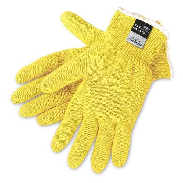 Guantes resistentes a cortes Mcr Safety, Nivel de corte A2, calibre 10, amarillos, talla L (9) - 9390L