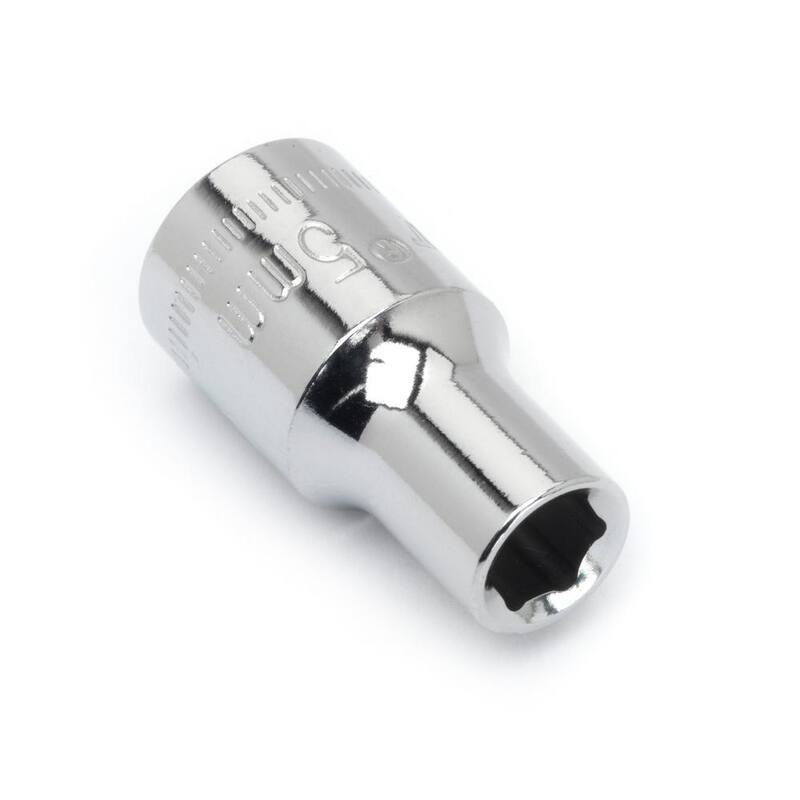 Juego de llaves de trinquete y dados métricos de 1/4 de pulgada con estuche de almacenamiento (12 piezas) - CSWS14MM12