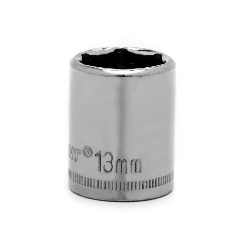 Juego de llaves de trinquete y dados métricos de 1/4 de pulgada con estuche de almacenamiento (12 piezas) - CSWS14MM12