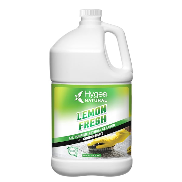 Hygea Natural Limón Fresco Limpiador Multiusos Concentrado Galón 128 oz - HN-4003