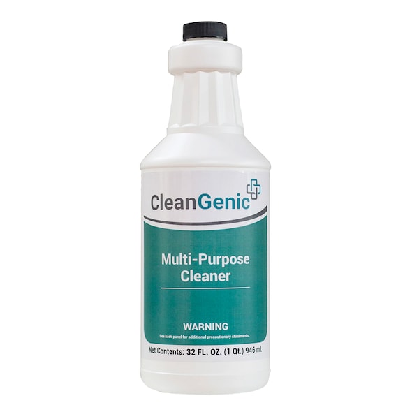 Limpiador multiusos CleanGenic Cleangenic, botella de 32 oz, paquete de 12 - CG-09-QT